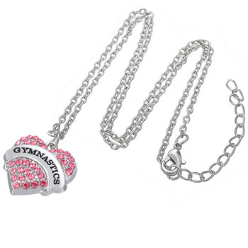 Collier Coeur Pink 95292